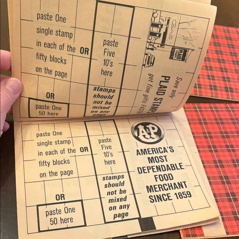 MacDonald Plaid Stamp Saver Books